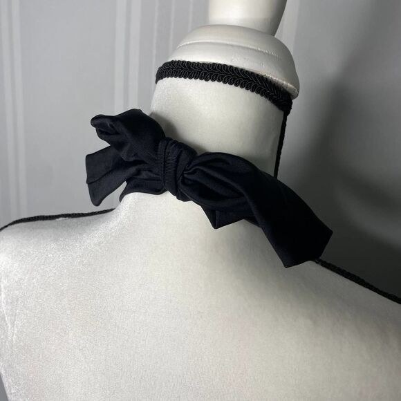 Chic Black Halter One-Piece Swimsuit - Picture 11 of 12